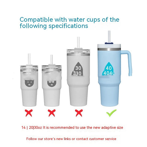 Replacement Straws for 40 oz & Simple Modern Tumbler with Handle Vacuum Cup Straw Travel Cup Straw 40oz Compatible